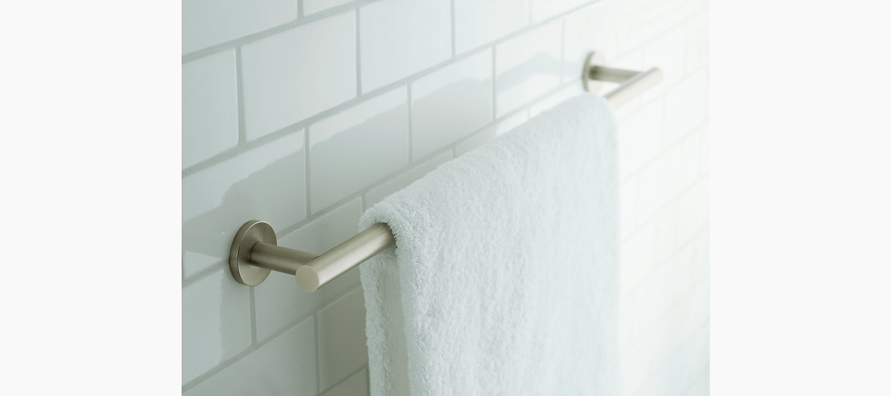 KOHLER K-14451-CP Stillness 24-Inch Bathroom Towel Bar Polished Chrome NEW 
